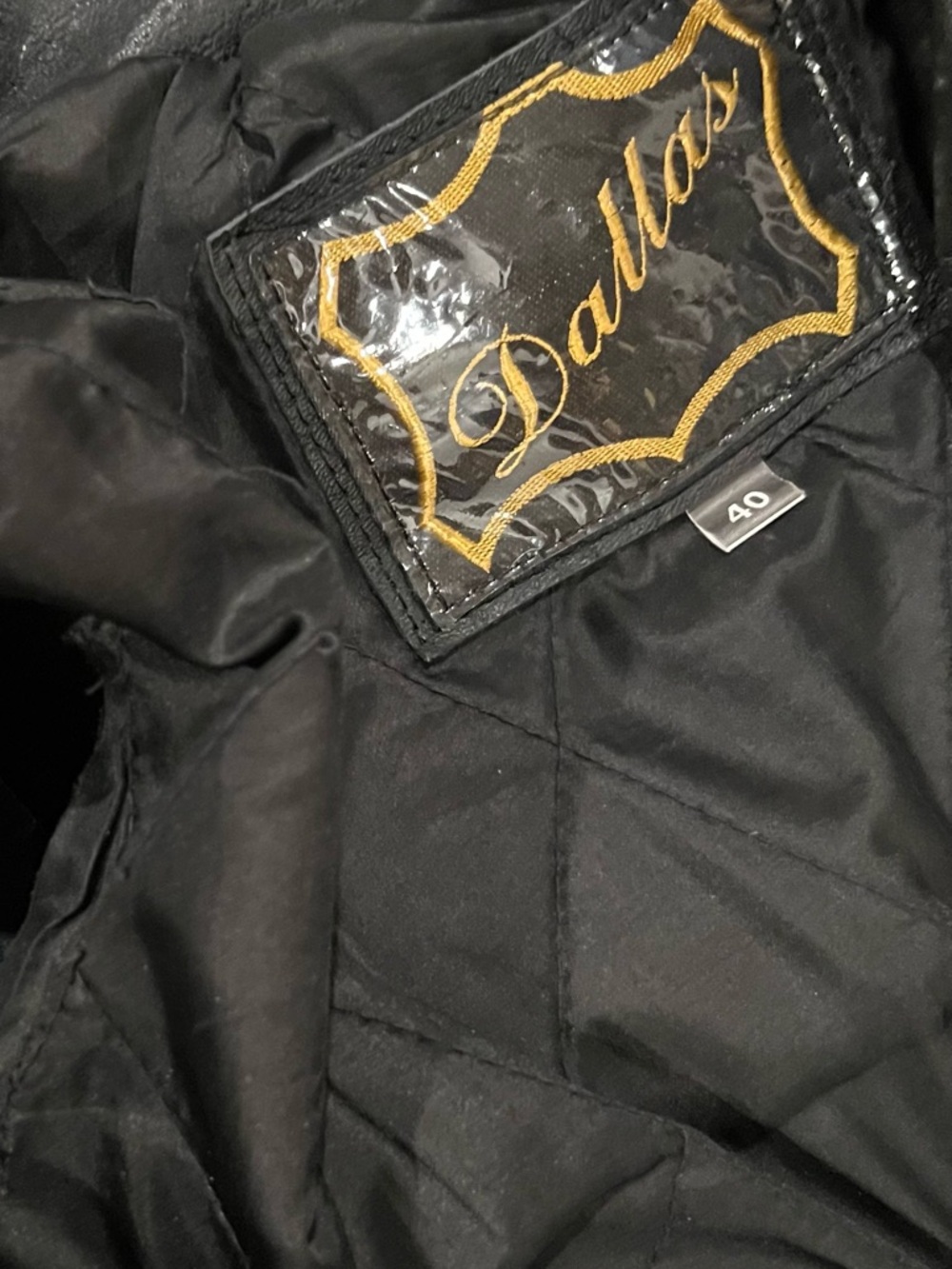 DALLAS Premium 100% Cowhide Leather  Classic Black Moto Jacket Silver Hardware - Picture 13 of 14
